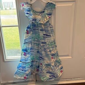 Vineyard Vines Kids Dress - Blue and White